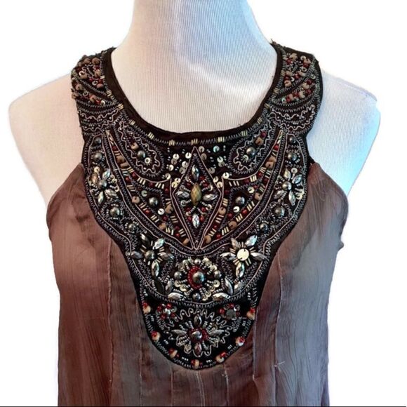 Anthropologie Epilogue Babydoll Dress Sz L - Picture 3 of 6